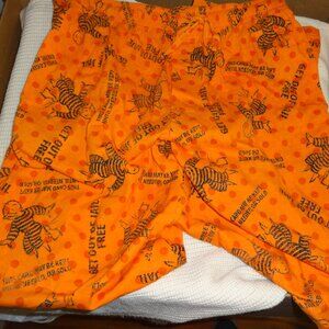 MENS MONOPOLY THEMED PAJAMA PANTS LOUNGE PANTS SIZE M NWT